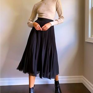 Gorgeous NWT black accordion 🪗 skirt from a new day